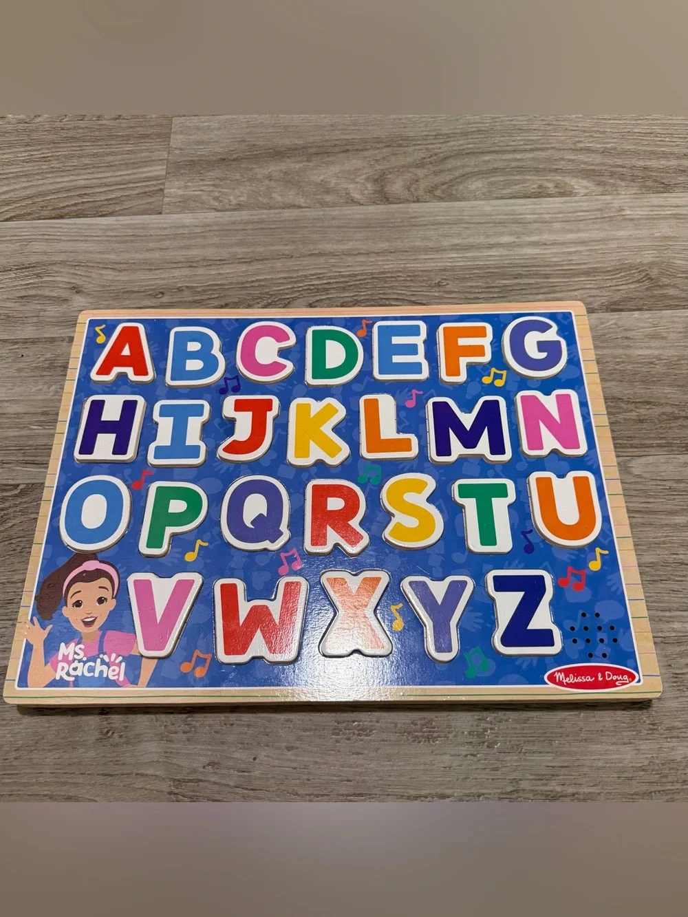 Melissa & Doug® Ms. Rachel™ Wooden Phonics Alphabet Sound Puzzle